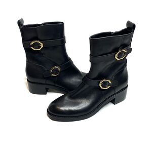 Cole Haan black Leela grand moto boots size 6.5